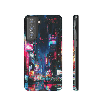 Cyberpunk Tokyo Cityscape Phone Case