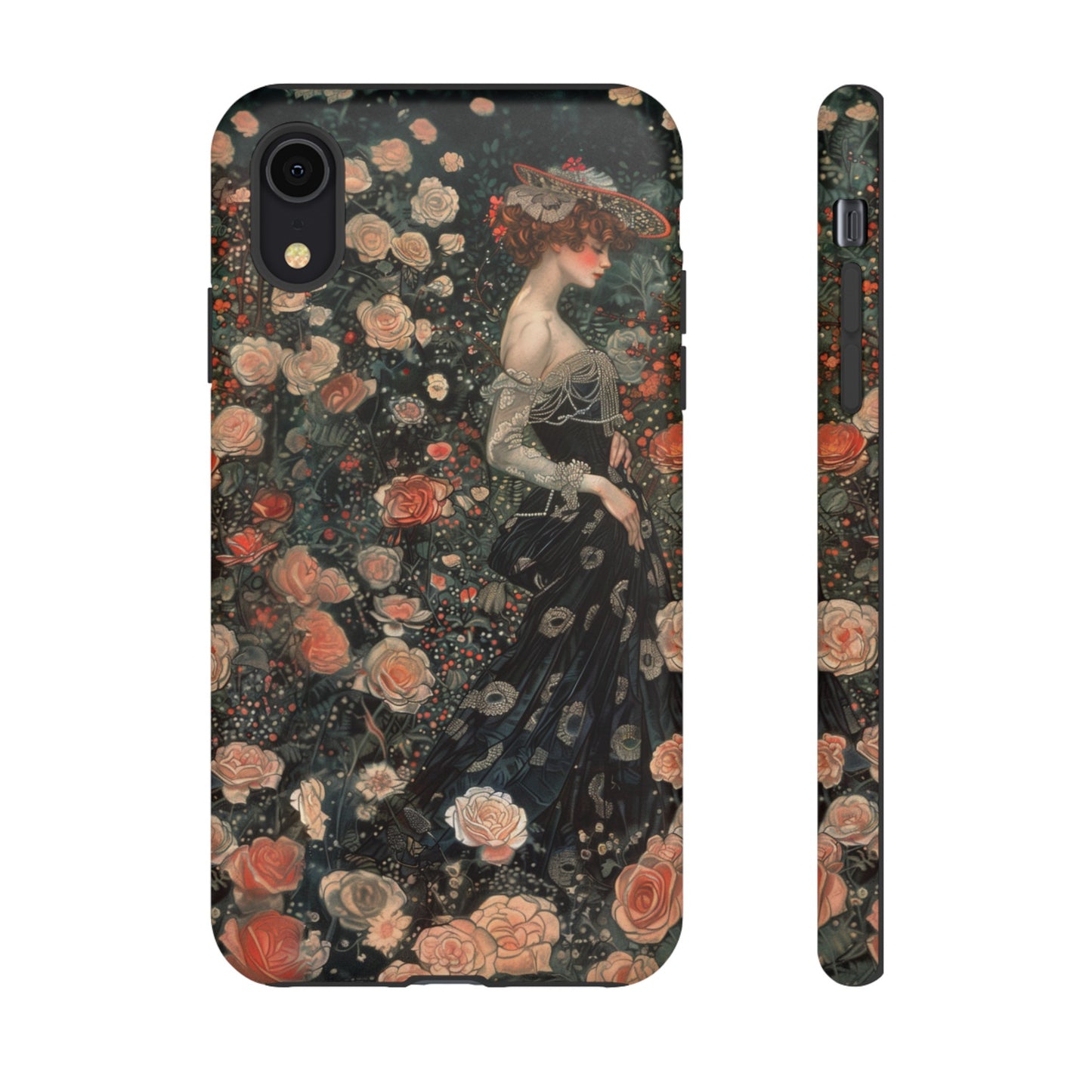 Art Nouveau French Floral Beauty Painting Phone Case