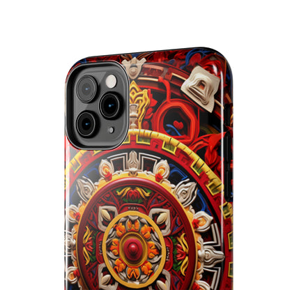 Mystical Visions: Psychedelic Tibet Mandala | Buddhist iPhone Case