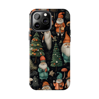 Vintage Santa Magic Mushroom Christmas Phone Case