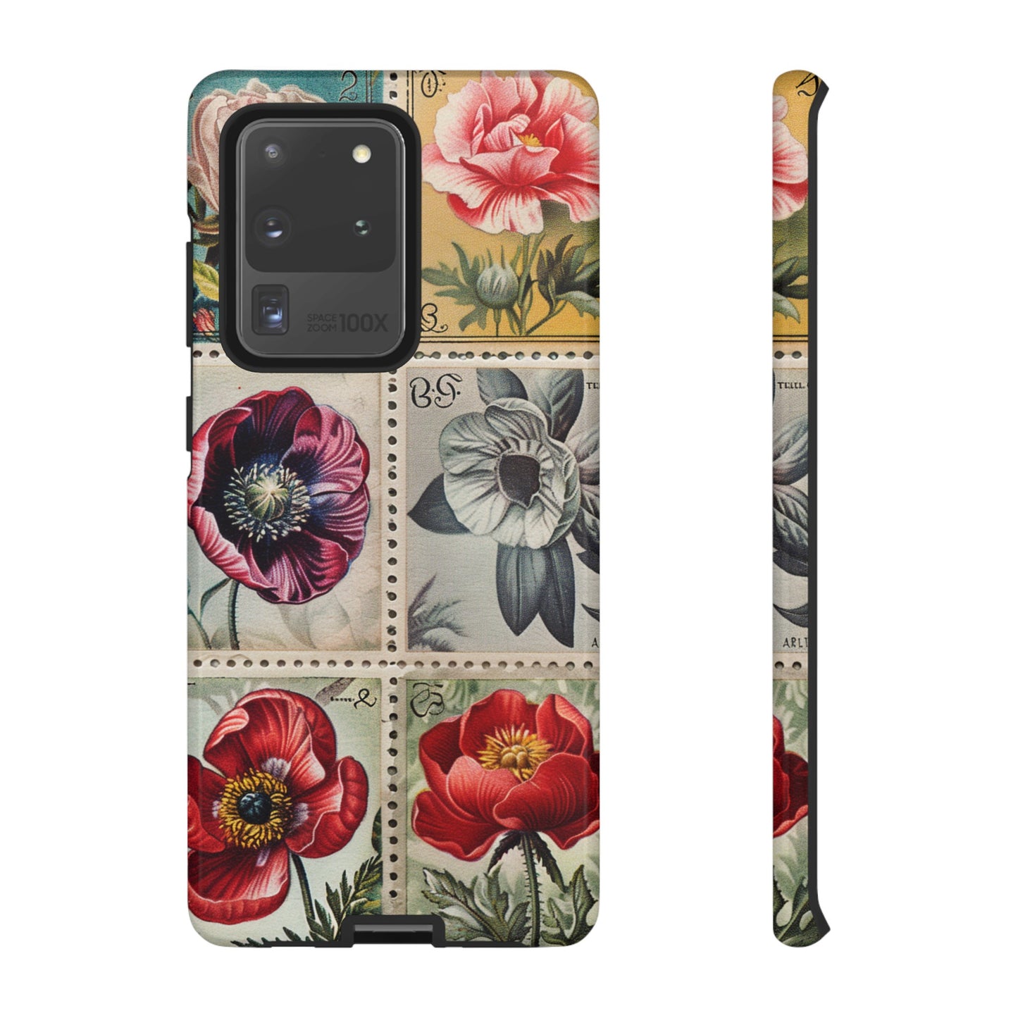 Vintage Floral Stamps Phone Case