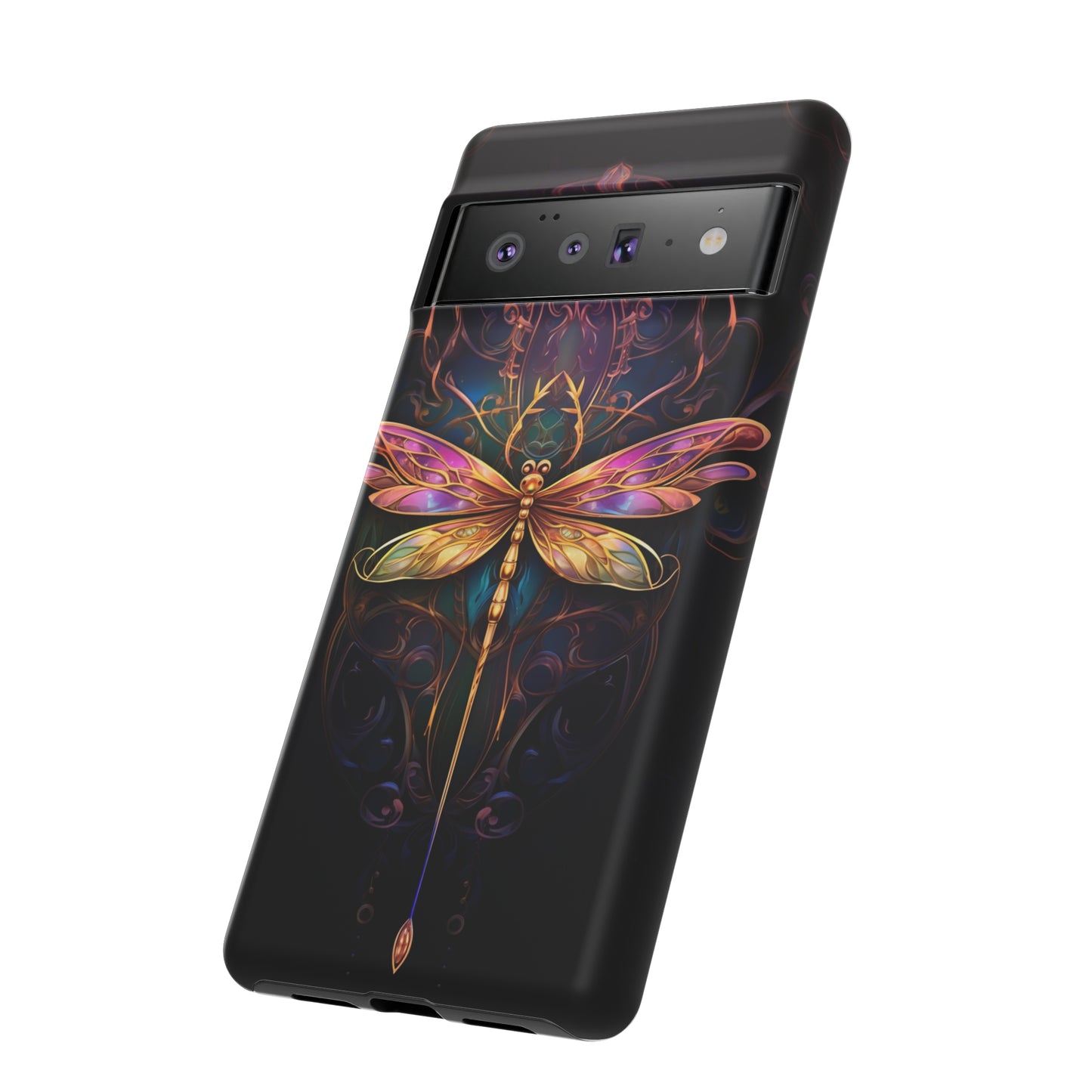 Art Nouveau Dragonfly - A Timeless Symbol of Elegance for Google Pixel, iPhone, and Samsung Cases