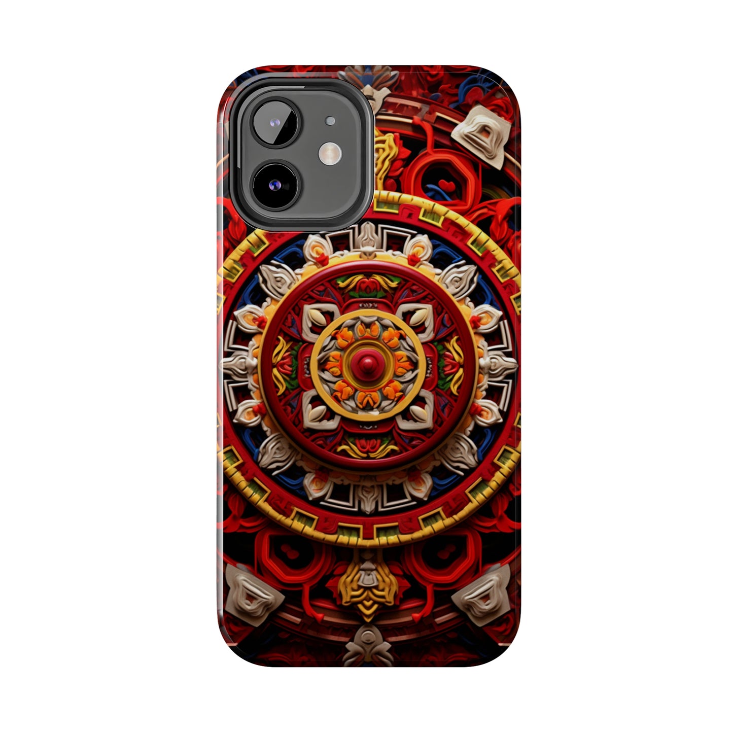 Mystical Visions: Psychedelic Tibet Mandala | Buddhist iPhone Case