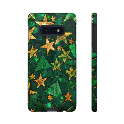 Green Celestial Stained Glass Mosaic Phone Case