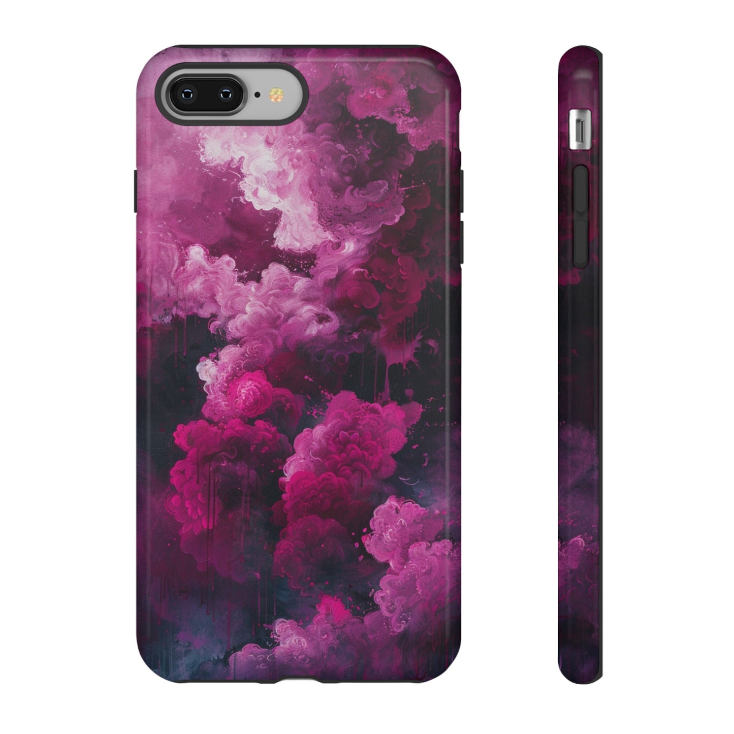 Magenta and Blue Color Explosion Phone Case