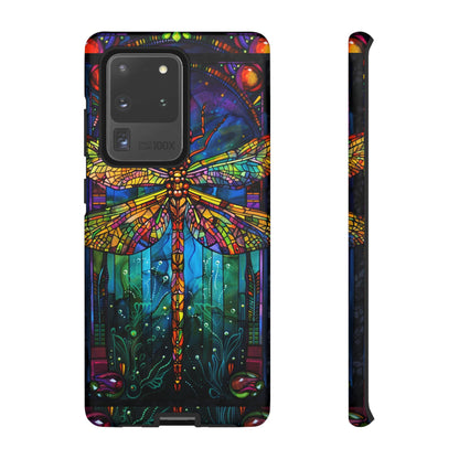 Art Deco Stained Glass Dragonfly Phone Cover