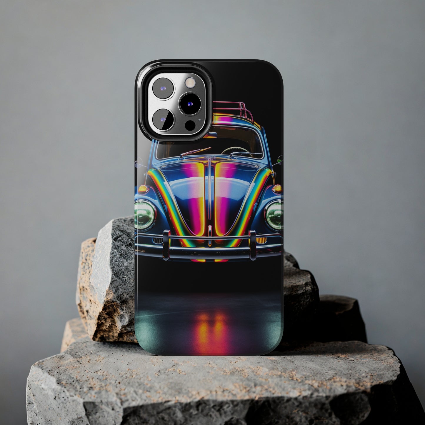 iPhone Case | Colorful Journeys: Psychedelic VW Bug iPhone Tough Case