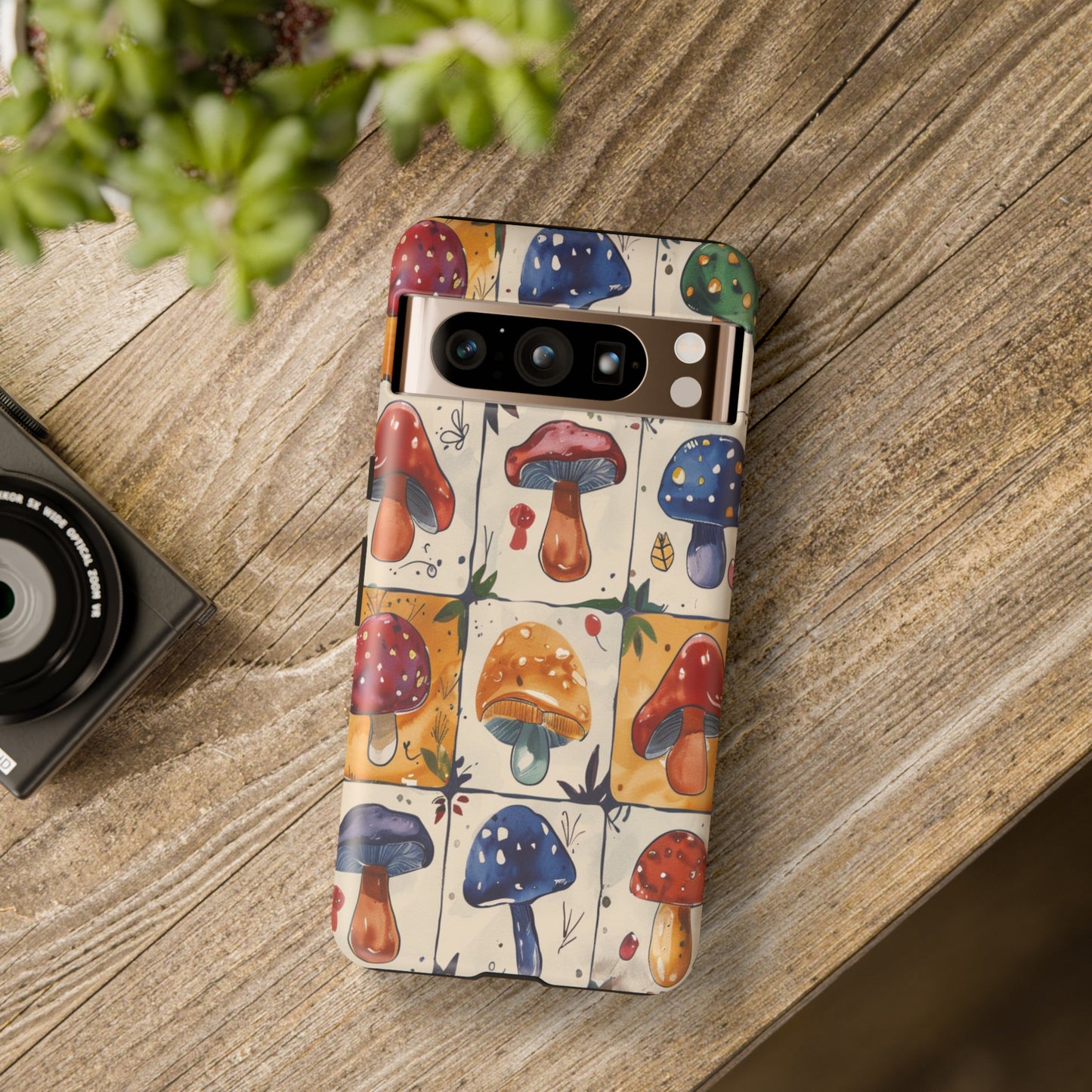 Trippy Magic Mushroom Toadstools Phone Case