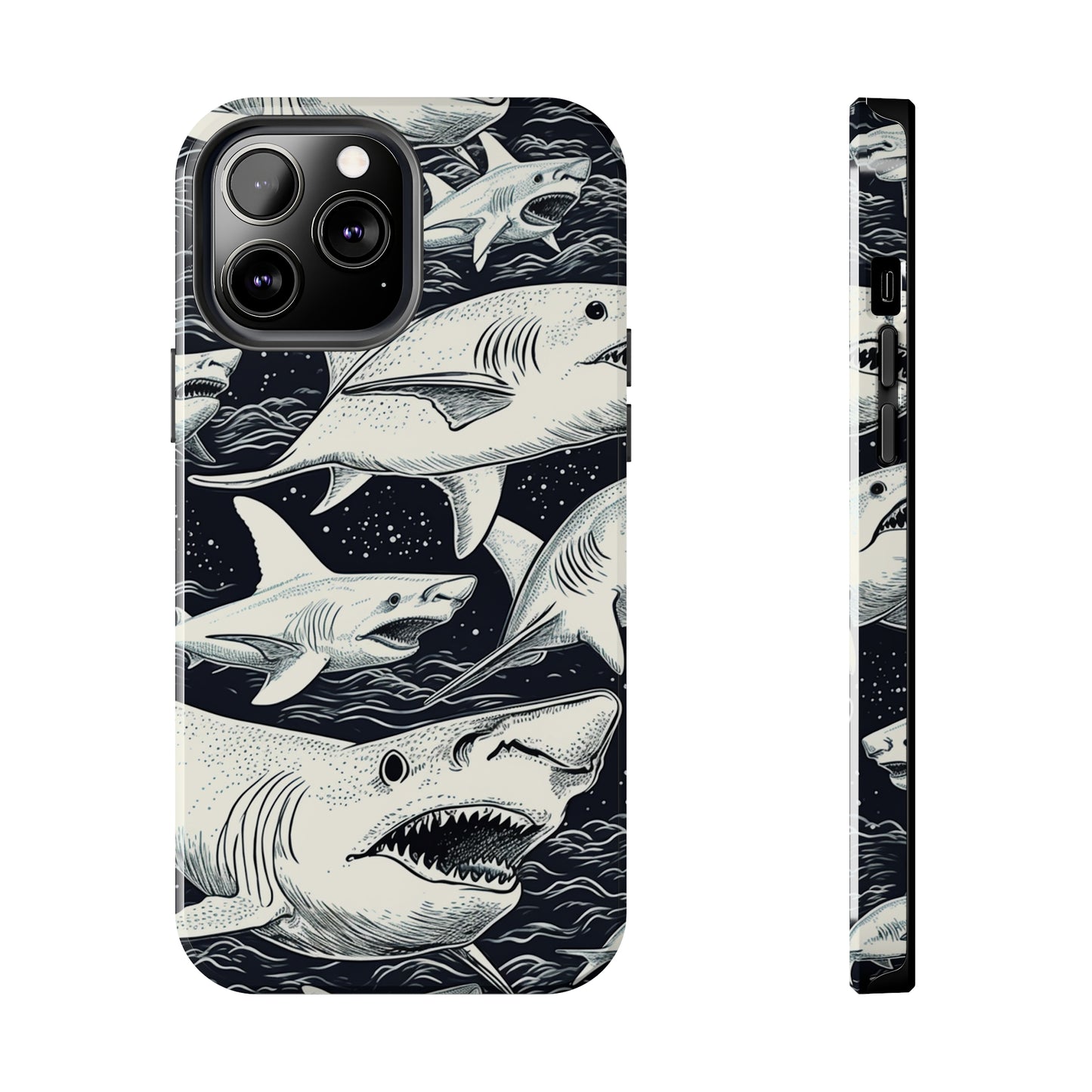 Shark Design | Swimming with the Sharks Aquatic Adventure iPhone 13 Case