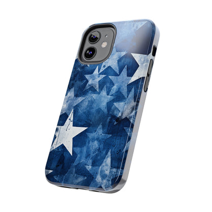 Starry Nights: Denim Dreams | Celestial Star-Patterned iPhone Case