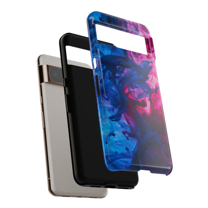 Magenta and Blue Color Explosion Phone Case