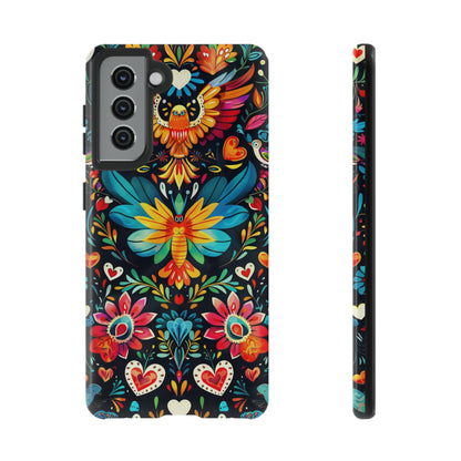 Floral Explosion Magic Hearts Phone Case