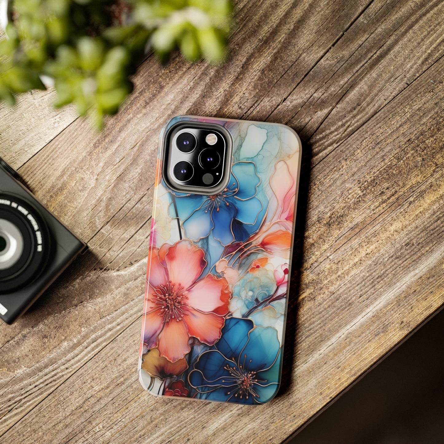 Marbled Watercolor iPhone Case | Embrace the Mesmerizing Multicolor Art