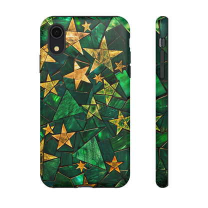 Green Celestial Stained Glass Mosaic Phone Case