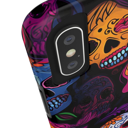 Sugar Skull iPhone Case | Day of the Dead Inspired Design for Halloween