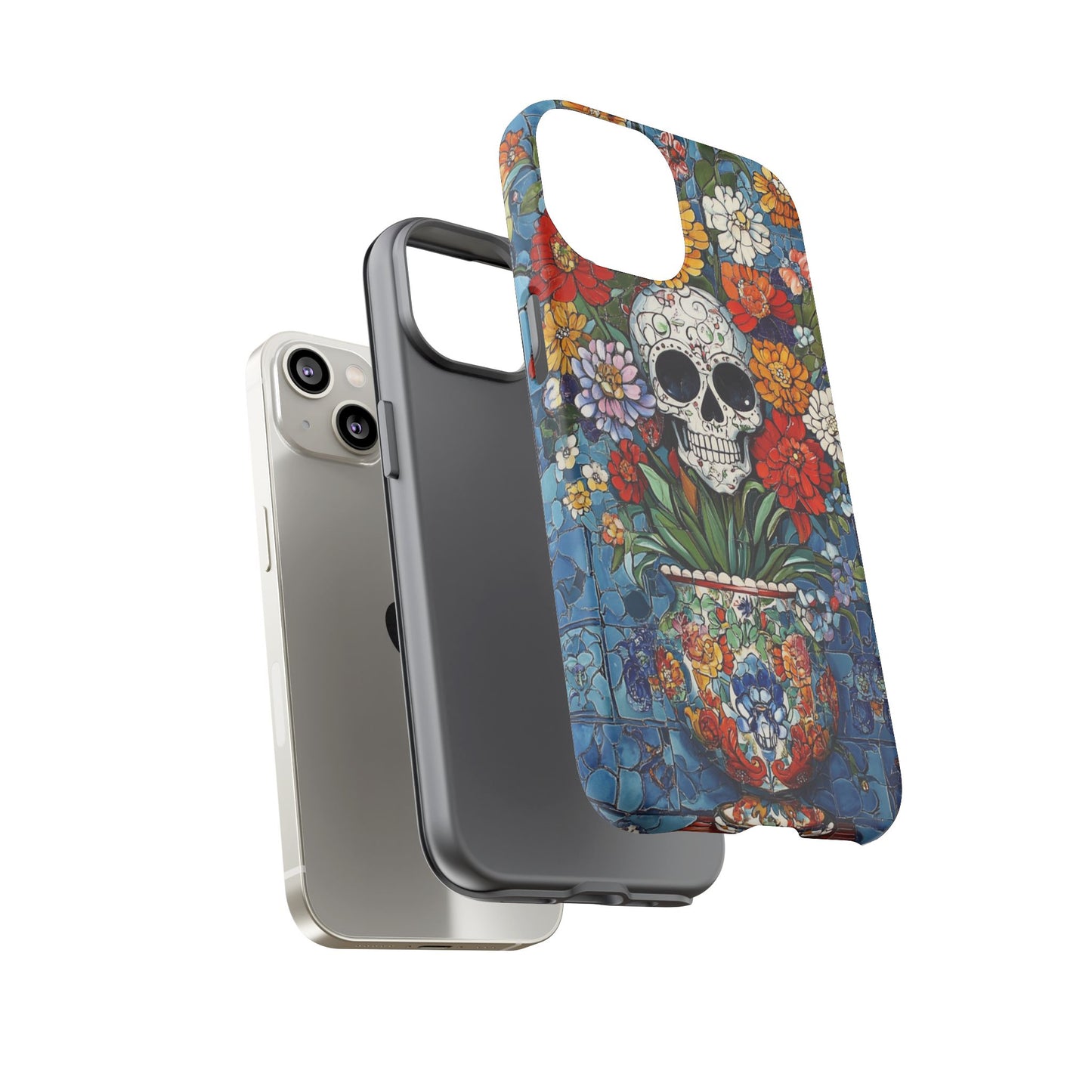 Talavera art style phone case for iPhone 15