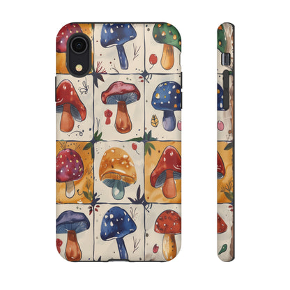 Trippy Magic Mushroom Toadstools Phone Case