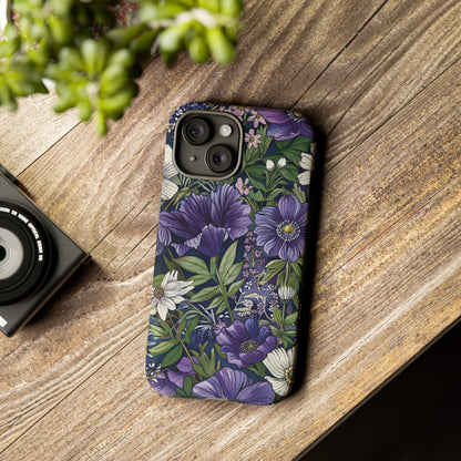 Floral Sage Purple Wildflower Phone Case