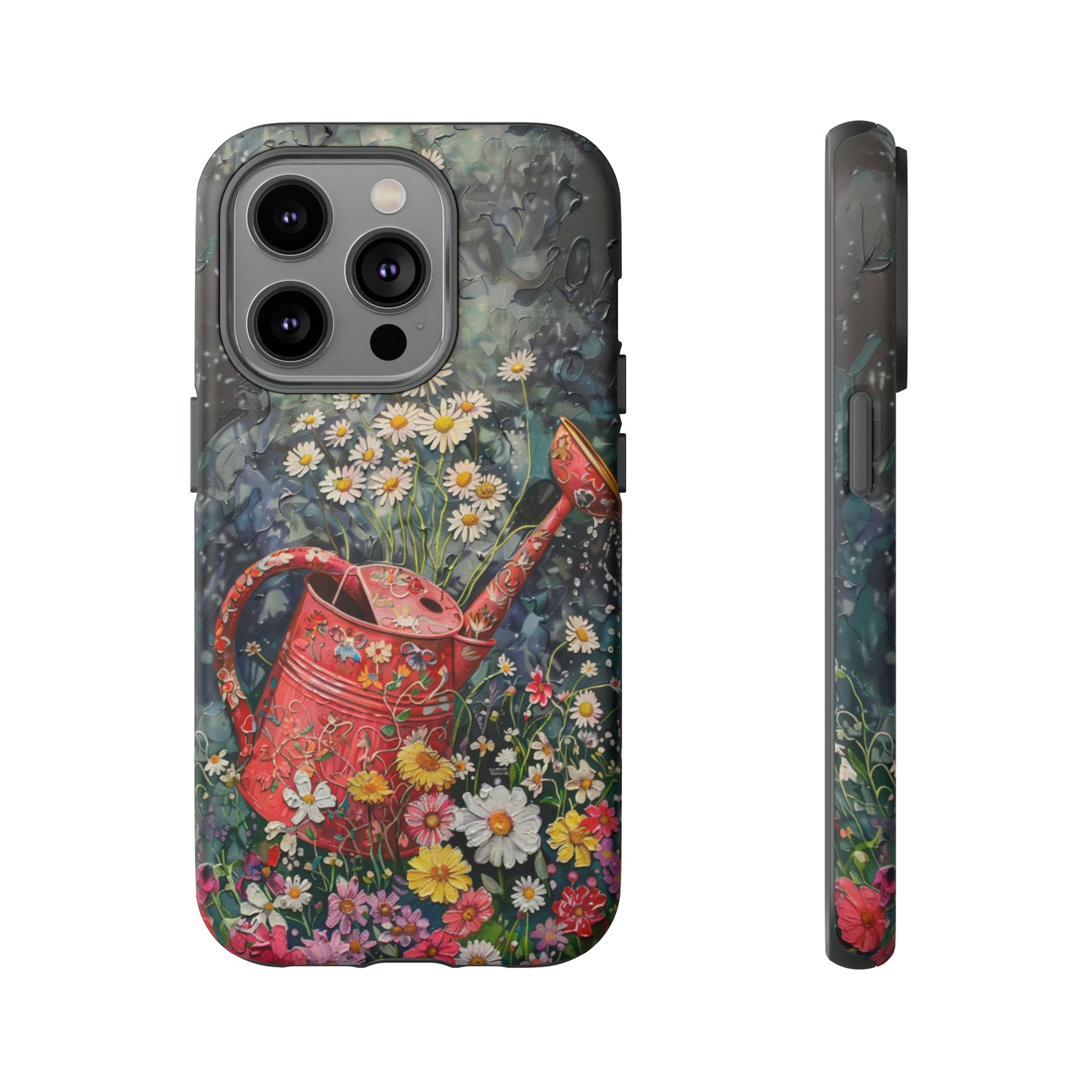 Flowers and Watering Can Floral Oil Painting Phone Case