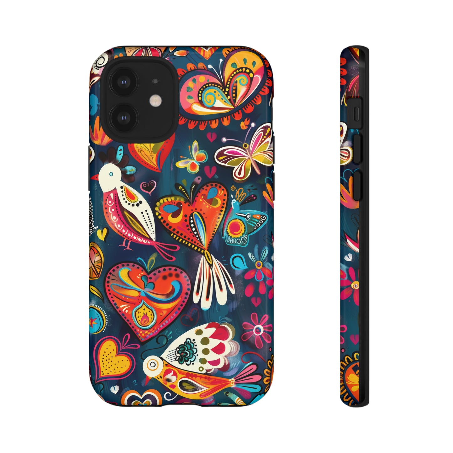 Bright Colorful Mexican Style Mural Painting Phone Case