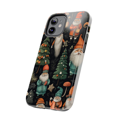 Vintage Santa Magic Mushroom Christmas Phone Case