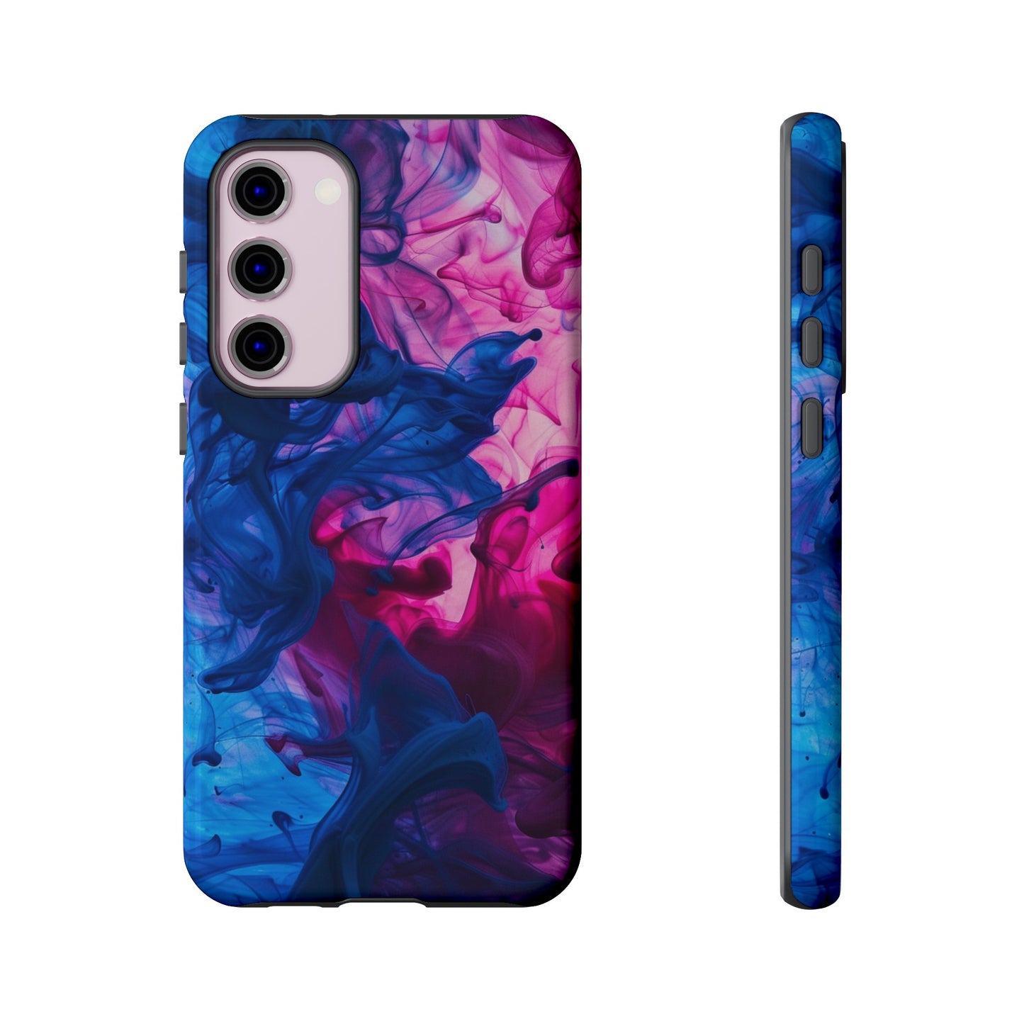 Magenta and Blue Color Explosion Phone Case