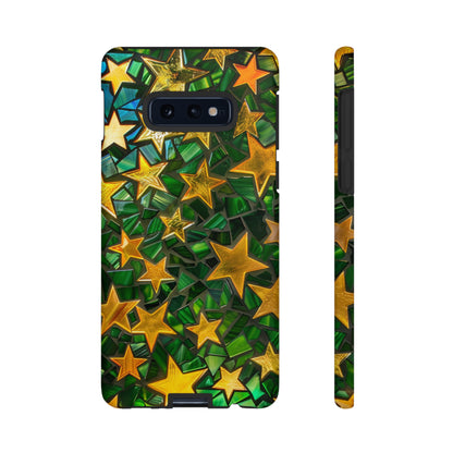 Green Celestial Stained Glass Mosaic Phone Case