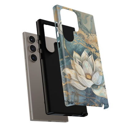 Zen Lotus Gold Floral Phone Case