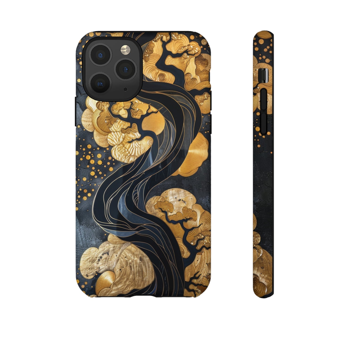 Gold and Silver Tree of Life Design Phone Case