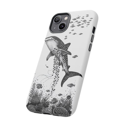 Whale Shark, Turtle, Manta Ray Phone Case