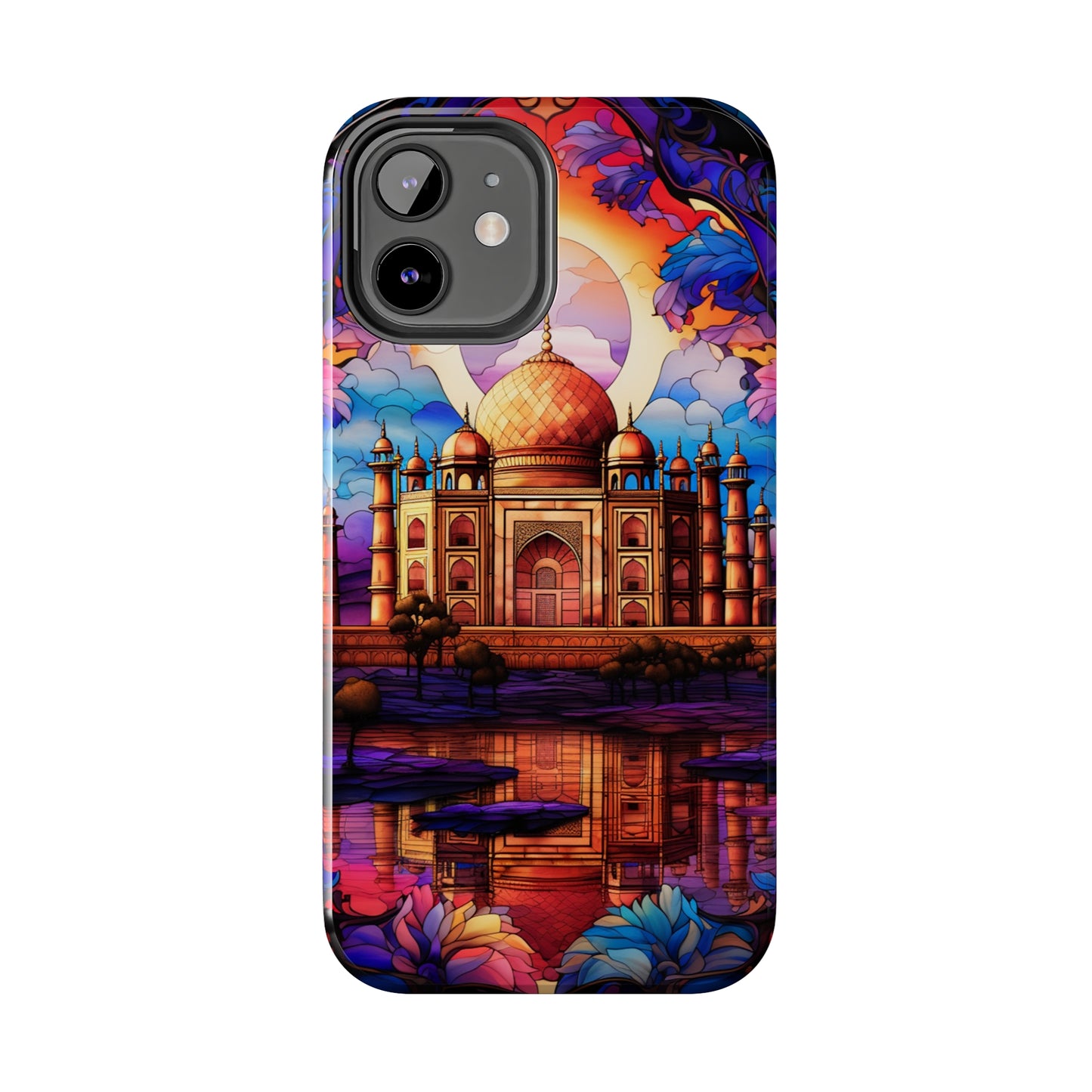 Taj Mahal Silhouette iPhone Case | Royal Elegance for Models 11 through 14 Pro Max