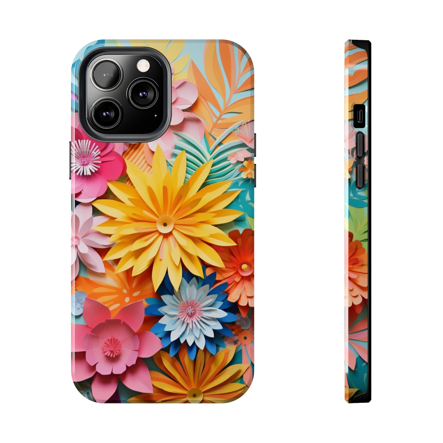 iPhone 12 Pro Max Artistry: Paper Floral Design – Crafted Elegance for iPhone 13 Pro and iPhone XR Enthusiasts