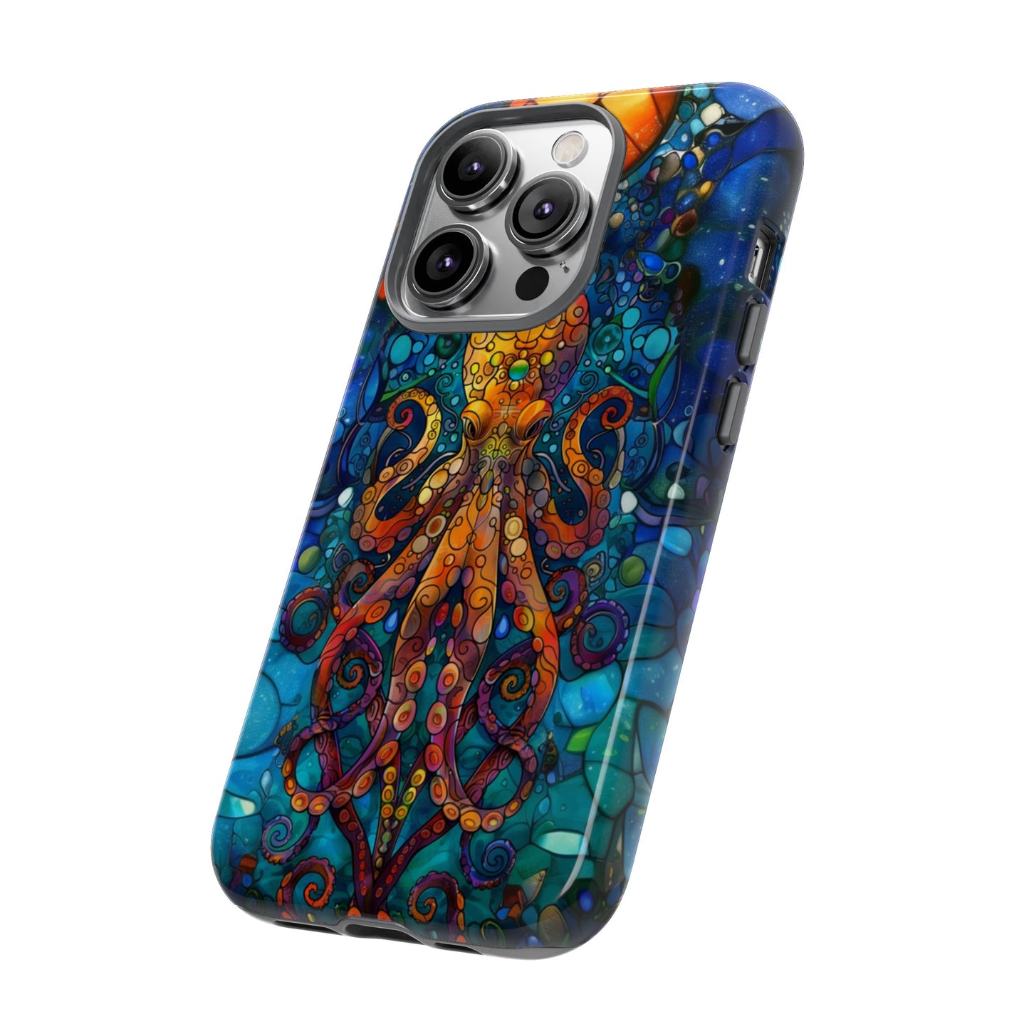 Octopus Stained Glass Undersea Magic Phone Case