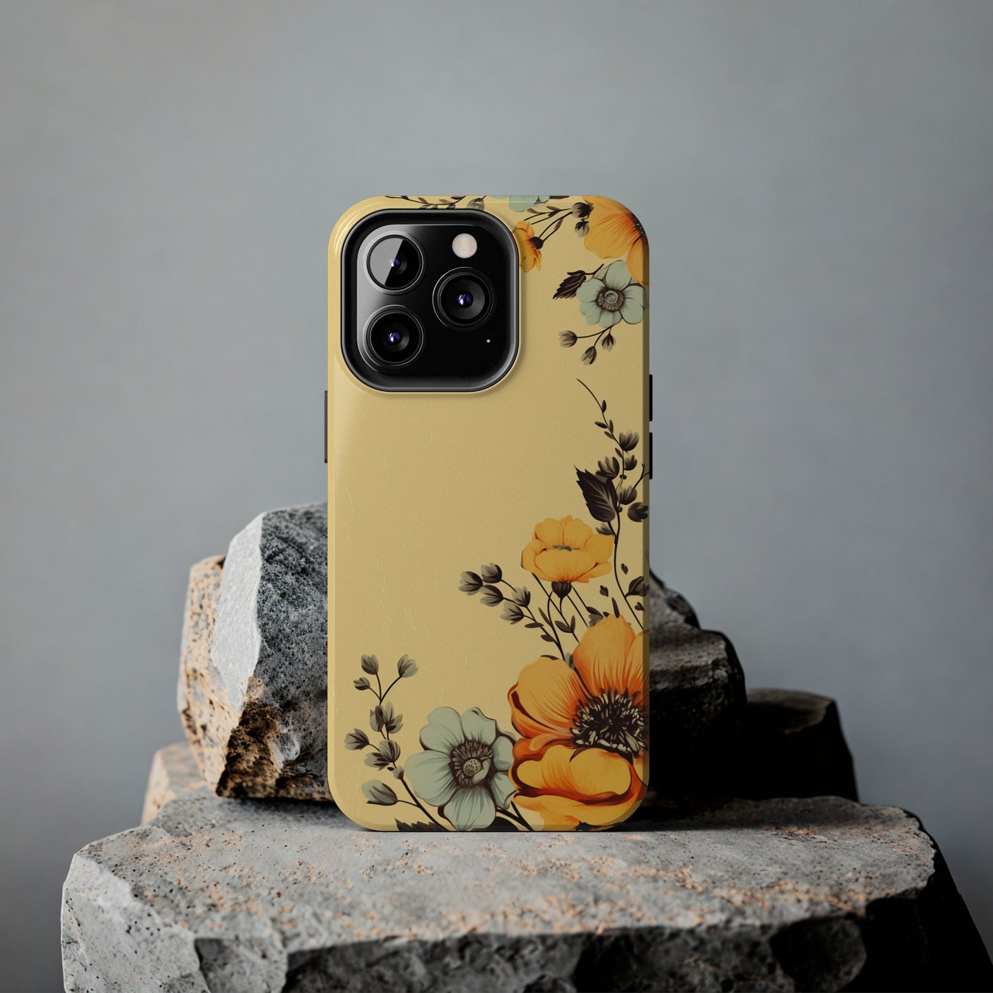 Classic Vintage Floral Case for iPhones – Timeless Elegance & Protection