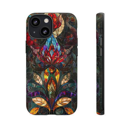 Art Deco Stained Glass floral Phone Case