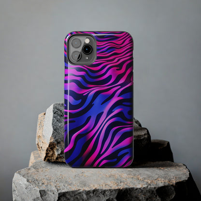 Wild Illusion: Trippy Tiger Stripes Mystique | Dynamic iPhone Case