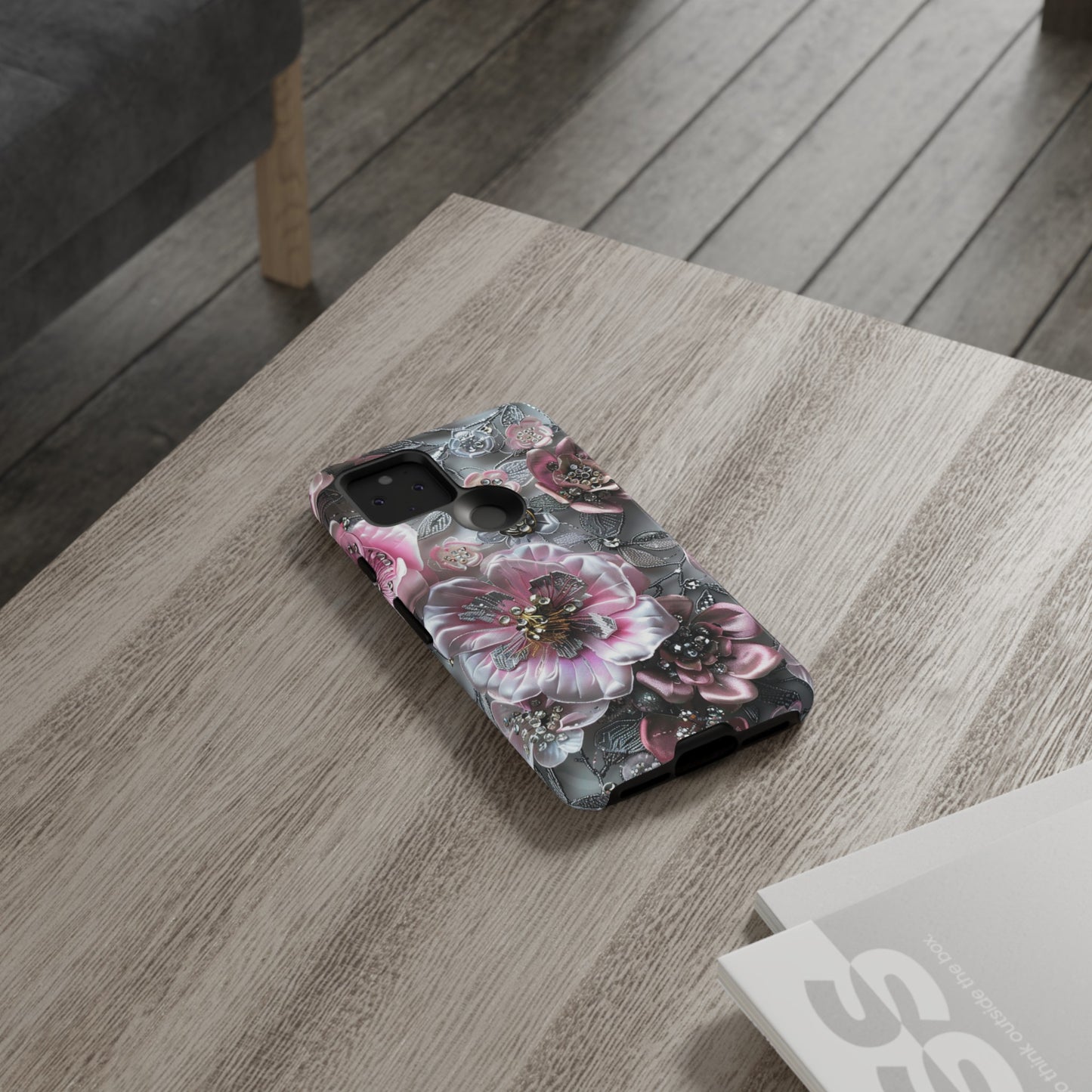 Coquette Aesthetic Floral Art iPhone 15 Case