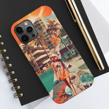 A Day at the Beach iPhone Tough Case | Embrace the Serenity of Coastal Living with Reliable Protection