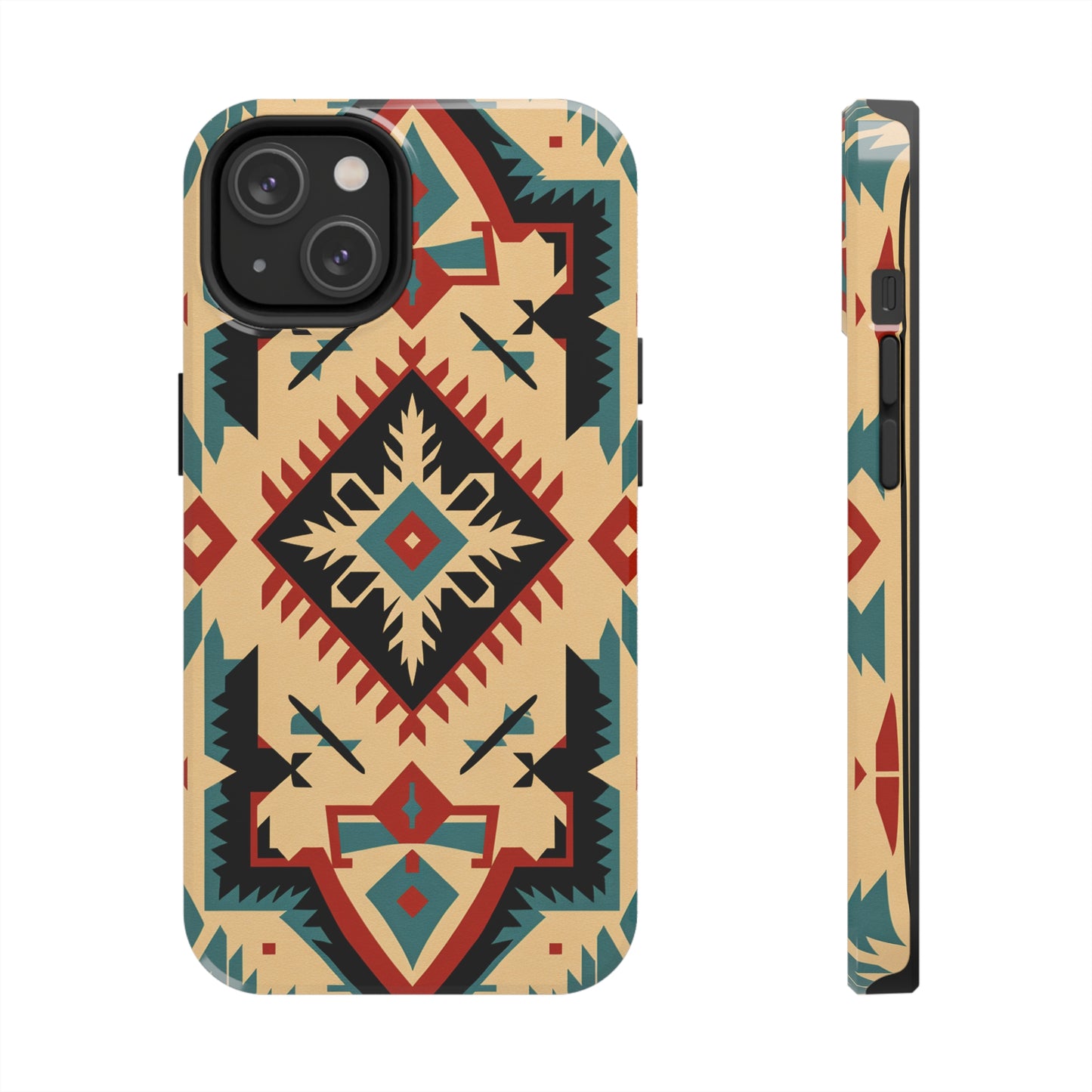 Native American Santa Fe Style Abstract iPhone Case