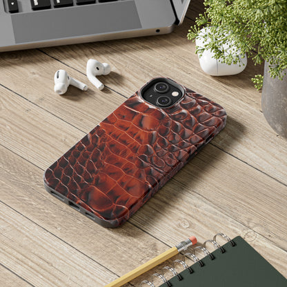 Alligator Skin Texture iPhone Case | Embrace Luxurious Style and Protection