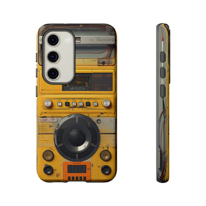 Cyberpunk Techno Gadget Walkman: Premium Phone Tough Case for iPhone, Samsung Galaxy, and Google Pixel