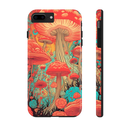 Trippy Magic Mushroom Tough iPhone Case | Embrace the Psychedelic Art