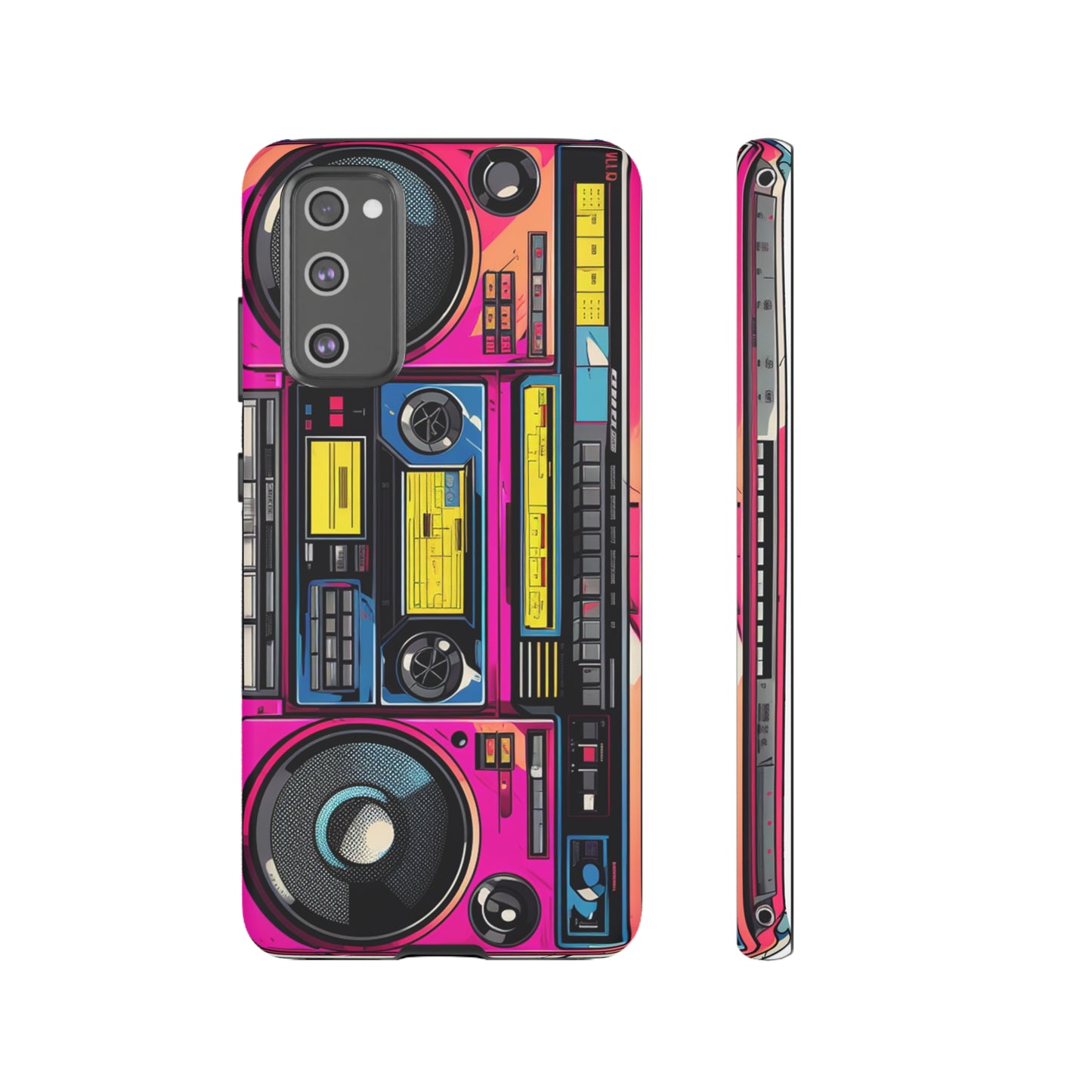 Boombox Hip Hop Music iPhone Case | Embrace Retro Vibes with Urban Beats for Google Pixel, iPhone, and Samsung Cases