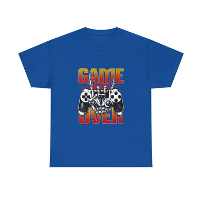 Game Over Skeleton Hand Arcade Gaming T Shirt Retro Gamer Tee