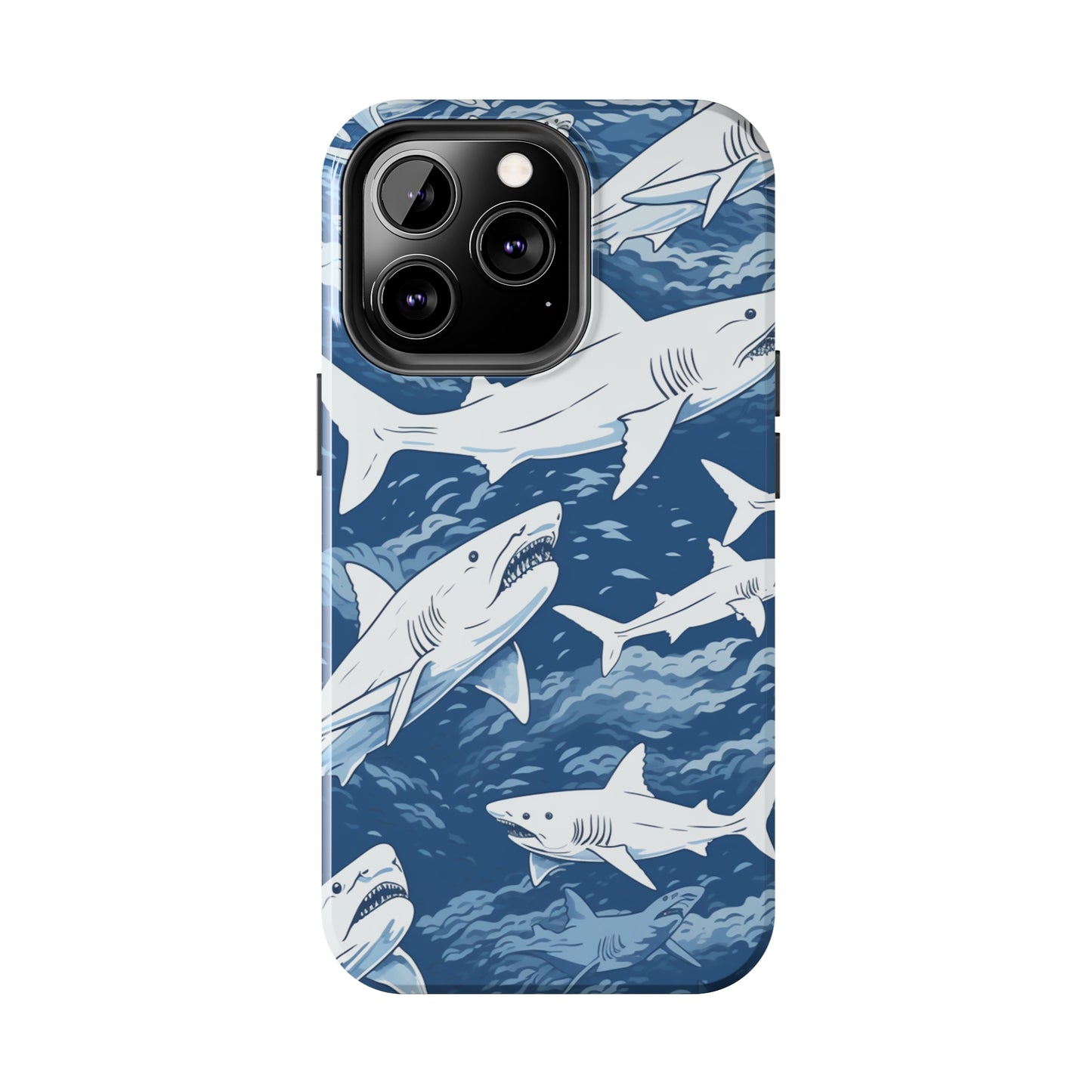 Shark Design: Dive into the Depths with an Aquatic Adventure iPhone Case