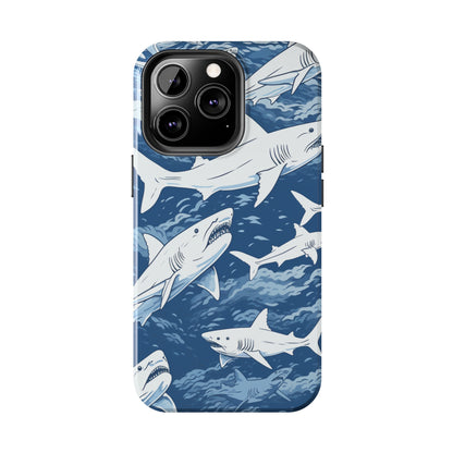 Shark Design: Dive into the Depths with an Aquatic Adventure iPhone Case