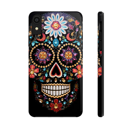 Sugar Skull iPhone Case | Dia de los Muertos Design for Apple iPhone | Halloween Aesthetic