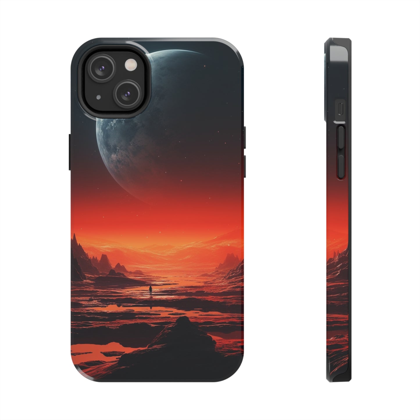 Space Alien Planets Tough iPhone Case | Explore Extraterrestrial Worlds with Futuristic Design and Reliable Protection