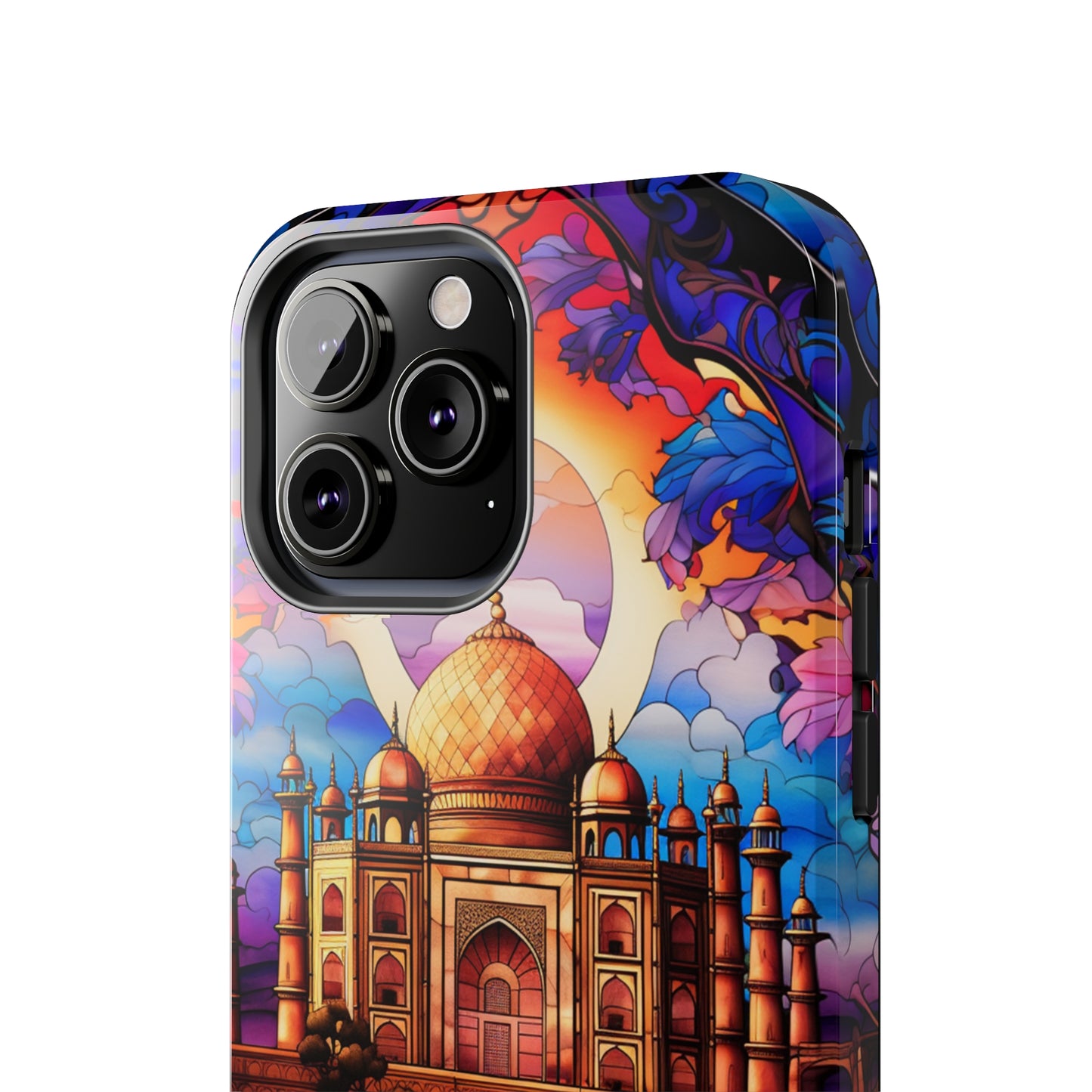 Taj Mahal Silhouette iPhone Case | Royal Elegance for Models 11 through 14 Pro Max