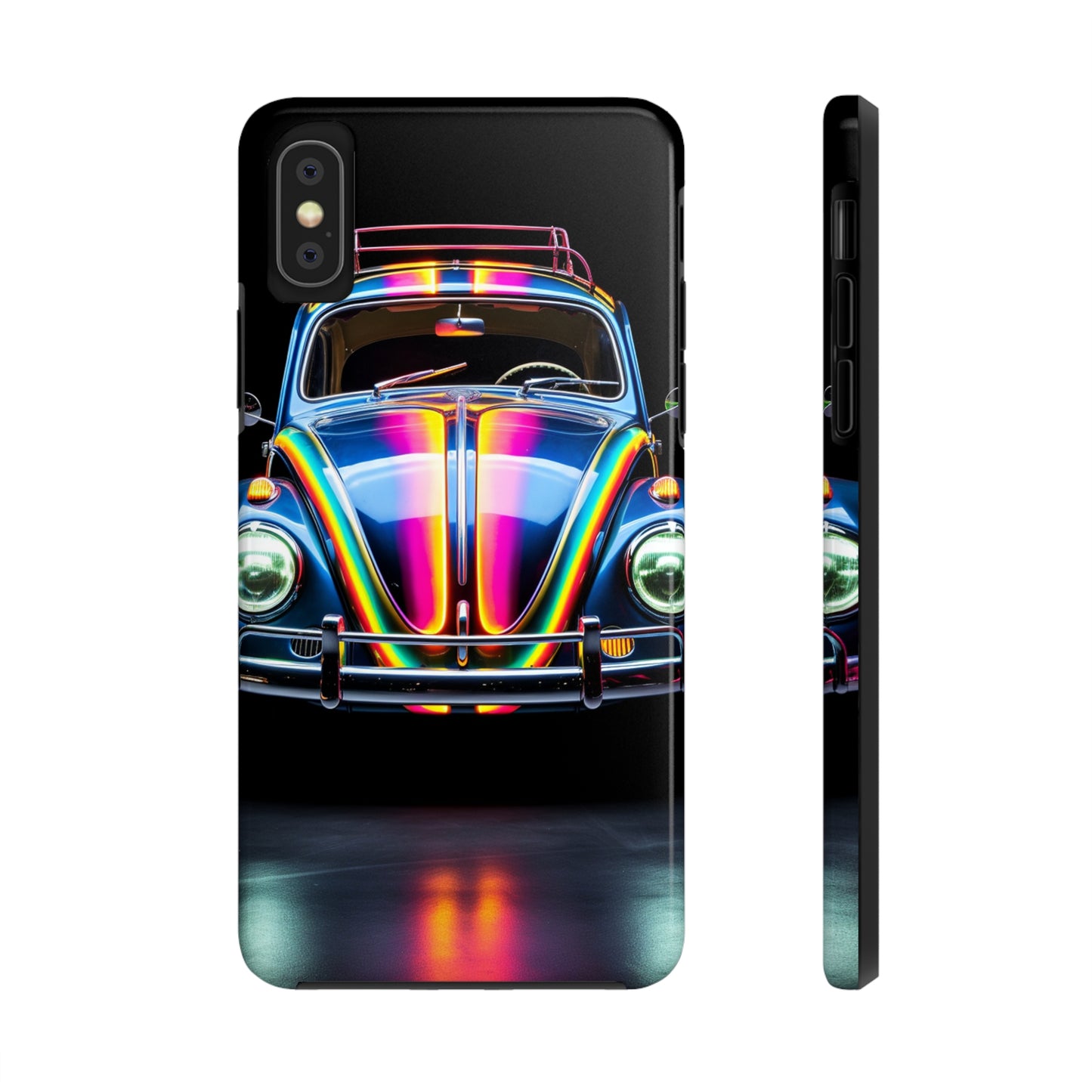 iPhone Case | Colorful Journeys: Psychedelic VW Bug iPhone Tough Case